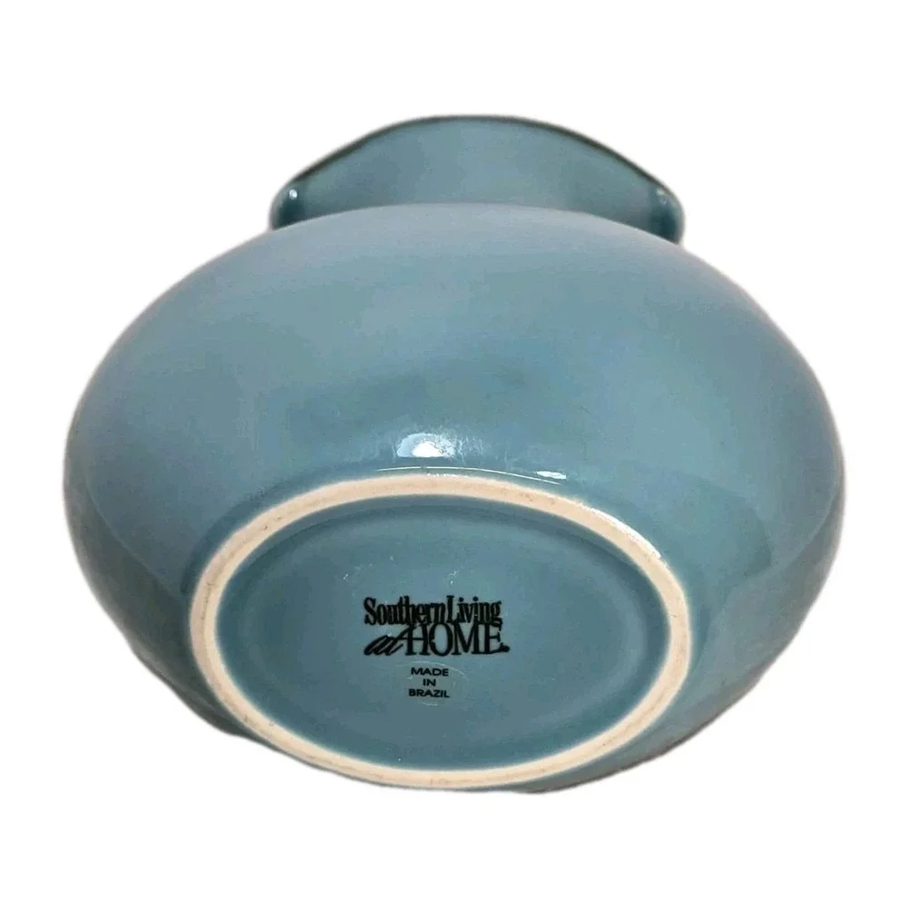 Southern Living At Home Blue Ceramic Vase 12